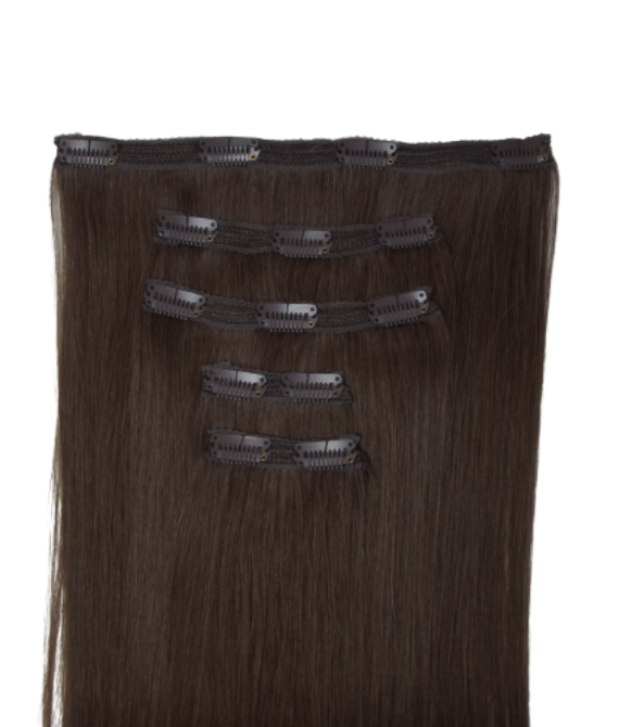 ENVY Clip In 5pcs 2/Coffee Bean 50-52cm