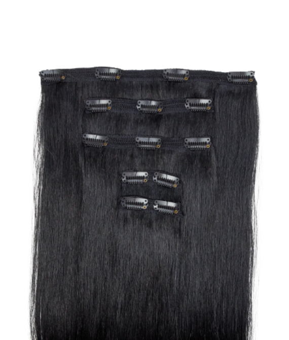 ENVY Clip In 5pcs 1/Jet Black 50-52cm