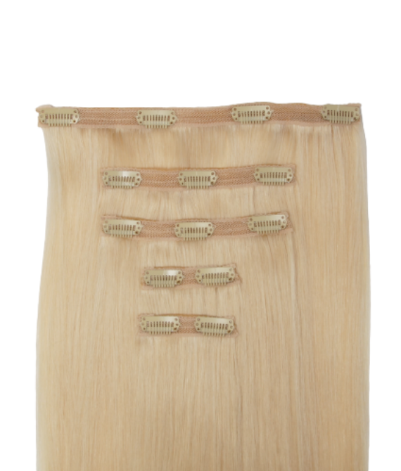 ENVY Clip In 5pcs 60/White Gold 50-52cm